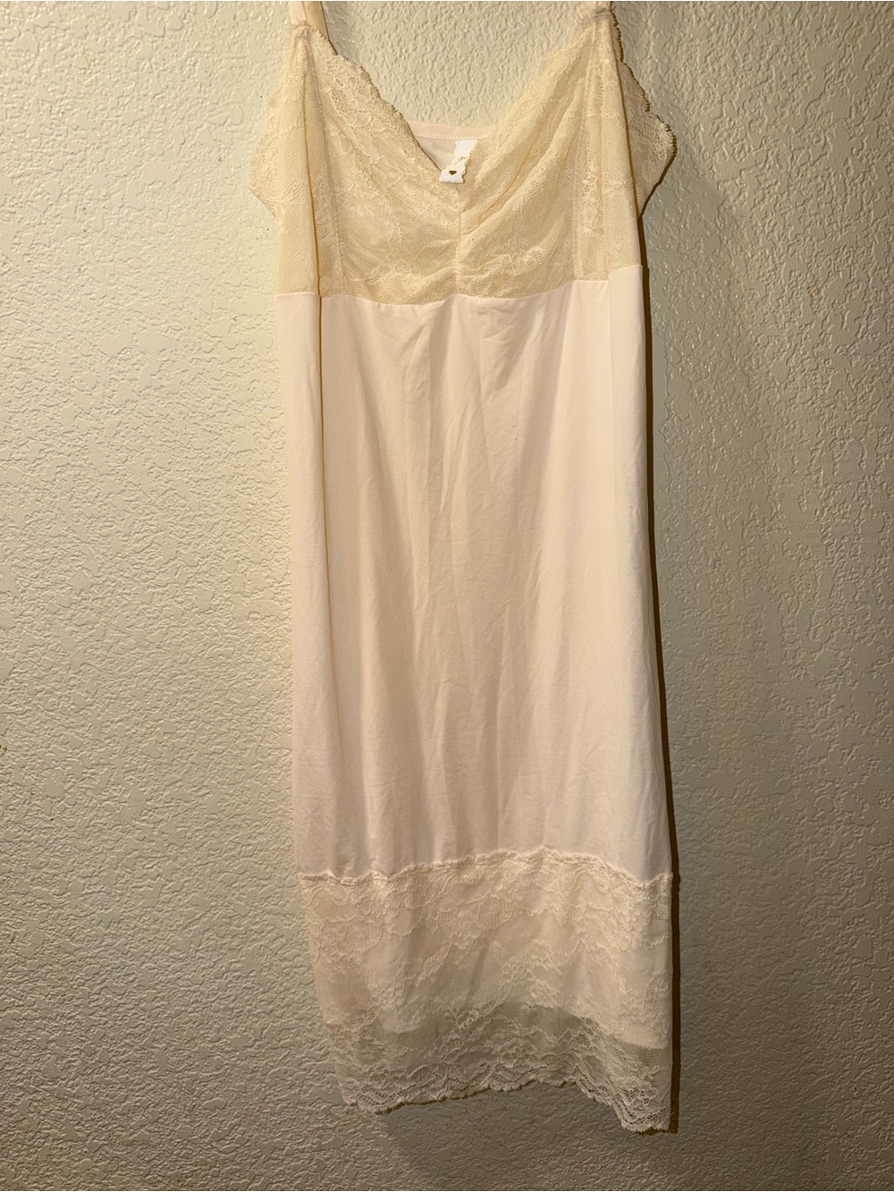 Eloise Women's Lace Trim Slip Dress in Ivory